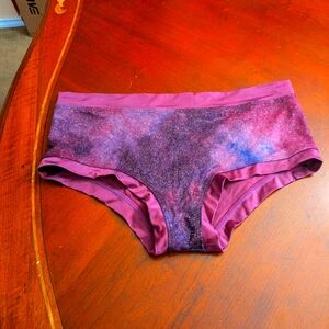 Artista Active Purple Hot Pants, Pole Shorts, Size XL